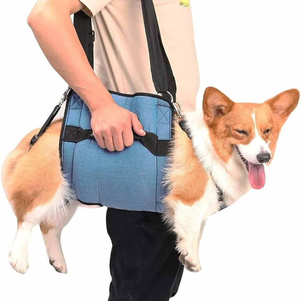 COODEO Dog Carry Sling, Emergency Backpack Pet Legs Support XL